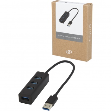 Logotrade biznesa dāvanas foto: ADAPT alumīnija USB 3.0 centrmezgls
