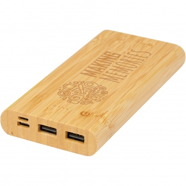 Logotrade Ideja dāvanas foto: Tulda 10 000 mAh bambusa jaudas banka