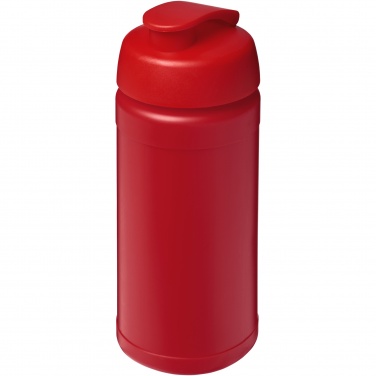 Logotrade logo dāvanas foto: Pamatlīnijas 500 ml otrreizēji pārstrādāta sporta pudele
