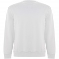 Batian unisex džemperis ar apkakli, Balts