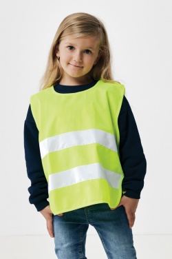 Logotrade logo dāvanas foto: GRS pārstrādāta PET augstas redzamības drošības veste 3-6 gadi