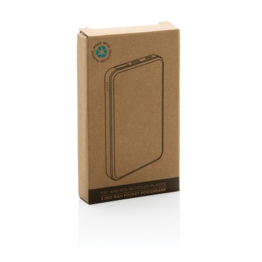 Logotrade dāvanas foto: RCS pārstrādāta plastmasa 5000 mAh Powerbank