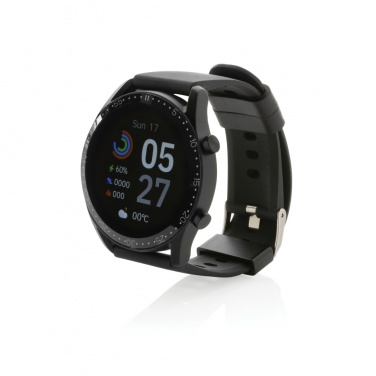 Logotrade korporatīvās dāvanas foto: RCS pārstrādāts TPU Fit Watch apaļš