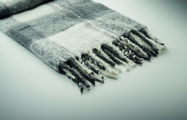 Logotrade ziemassvētku dāvanas foto: Rūtaina mohēras sega
