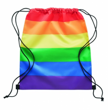 Logotrade logo dāvanas foto: Rainbow RPET aukliņu soma