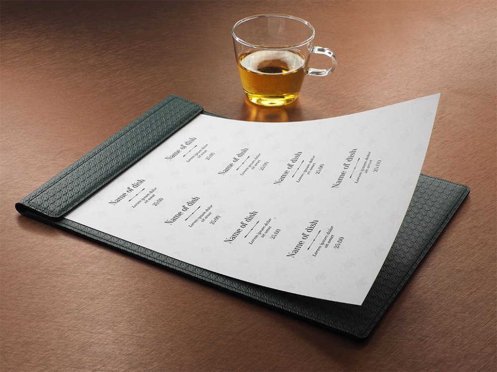 Logotrade logo dāvanas foto: Ēdienkartes vāki 1241239