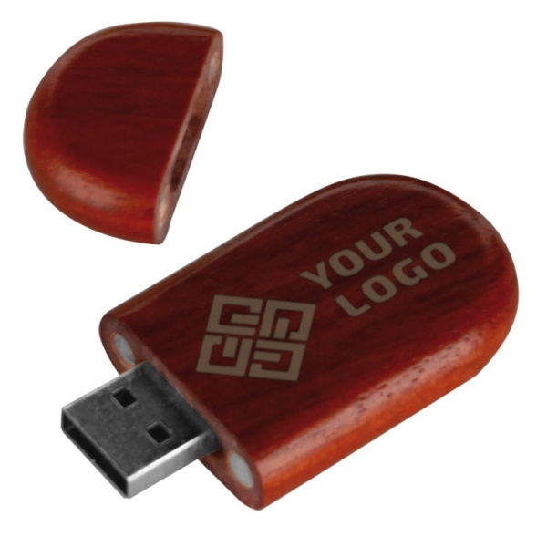 Logotrade Ideja dāvanas foto: Koka USB zibatmiņa