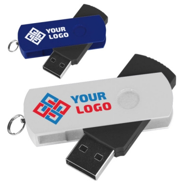 Logotrade ziemassvētku dāvanas foto: Metāla un plastmasas USB zibatmiņa
