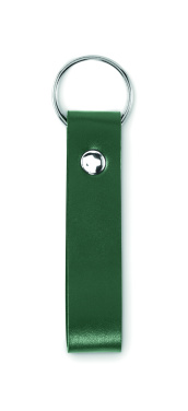 Logotrade logo dāvanas foto: PU cilpas atslēgu piekariņš