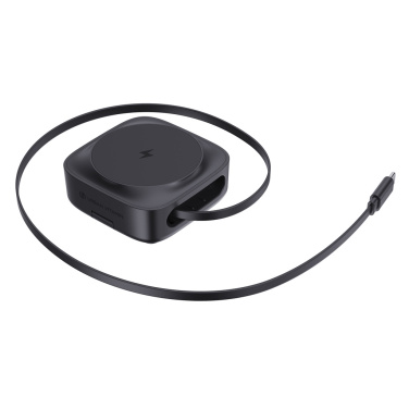 Logotrade korporatīvās dāvanas foto: Urban Vitamin Goleta 2-in-1 15W magnētiskais bezvadu lādētājs