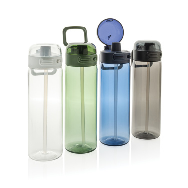 Logotrade korporatīvās dāvanas foto: SipnLock RCS RPET necaurlaidīga sporta ūdens pudele 800 ml