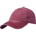 Grafton 6 paneļu mazgāta cepure, Burgundija