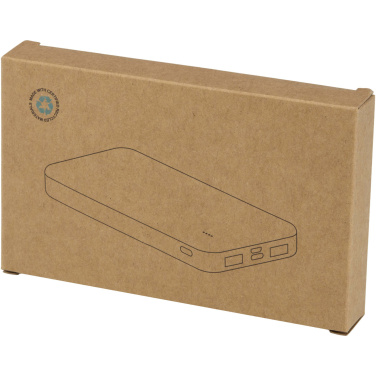 Logotrade logo dāvanas foto: Intan 10.000 mAh 10W pārstrādājamas plastmasas pārnēsājamais akumulators