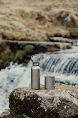 Logotrade korporatīvās dāvanas foto: Nordic Drift Trail īpaši vieglā titāna ūdens pudele 600 ml