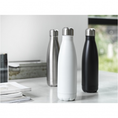 Лого трейд pекламные cувениры фото: Бутылка Cove из переработанной нержавеющей стали, сертифицированной по стандарту RCS, объемом 500 мл с вакуумной изоляцией 