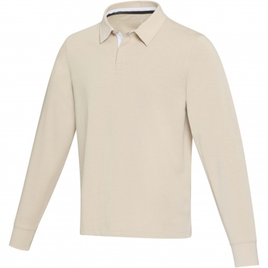 Лого трейд pекламные cувениры фото: Clyde unisex organic rugby polo sweatshirt