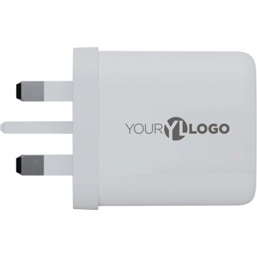 Логотрейд pекламные cувениры картинка: Xtorm XEC067G GaN² Ultra сетевое зарядное устройство мощностью 67 Вт, вилка стандарта Великобритании