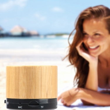 Логотрейд pекламные подарки картинка: Бамбуковый динамик Bluetooth FLEEDWOOD