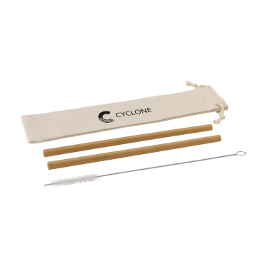 Лого трейд pекламные cувениры фото: Набор бамбуковых соломинок ECO Bamboe Straw Set