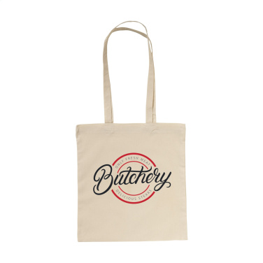 Логотрейд pекламные продукты картинка: ShoppyBag (100 г/м²) хлопковая сумка с длинными ручками