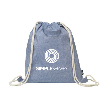 Лого трейд бизнес-подарки фото: Рюкзак GRS Recycled Cotton PromoBag Plus (180 г/м²)