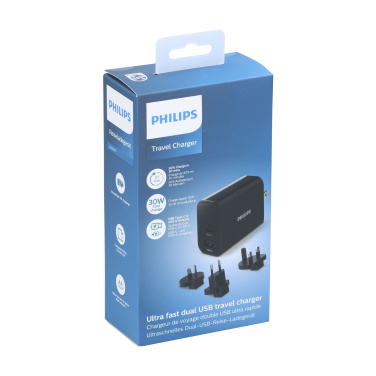 Лого трейд pекламные подарки фото: Дорожное зарядное устройство Philips
