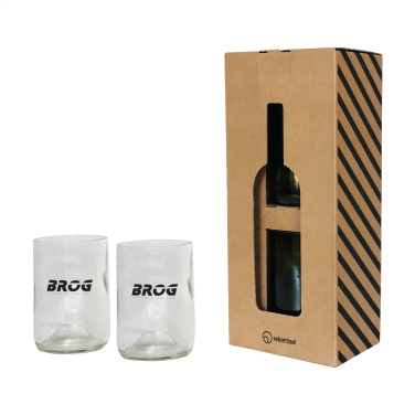 Лого трейд бизнес-подарки фото: Rebottled® Tumbler, 2 стакана в упаковке