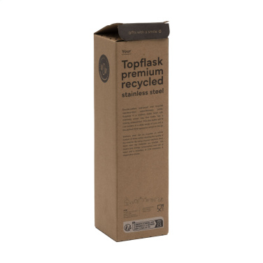 Логотрейд бизнес-подарки картинка: Бутылка для питья Topflask Premium RCS из переработанной стали
