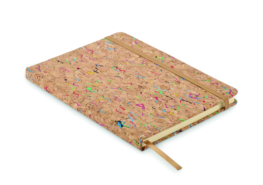 Лого трейд pекламные продукты фото: A5 cork coloured notebook