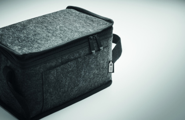 Лого трейд pекламные подарки фото: RPET felt cooler bag