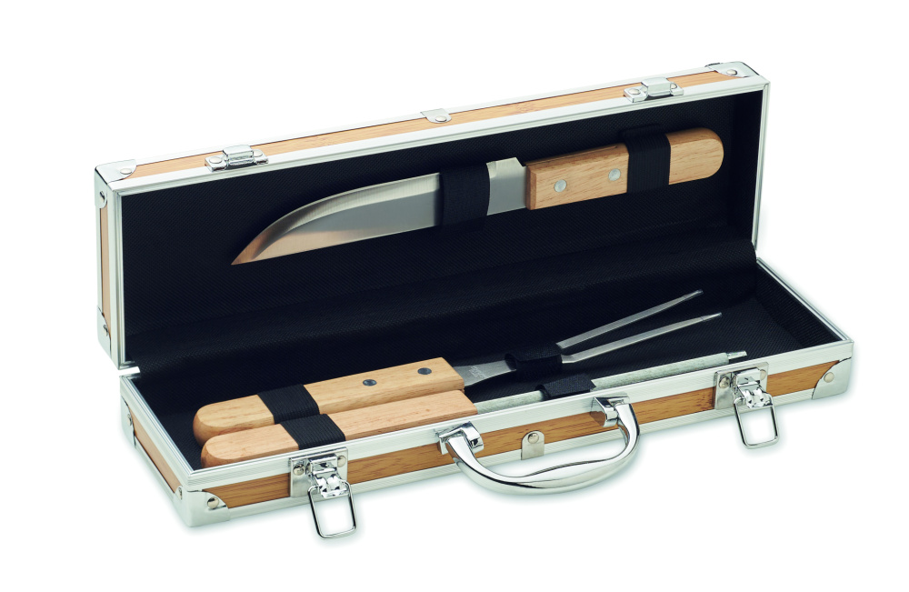 Логотрейд pекламные продукты картинка: Stainless steel barbecue tools