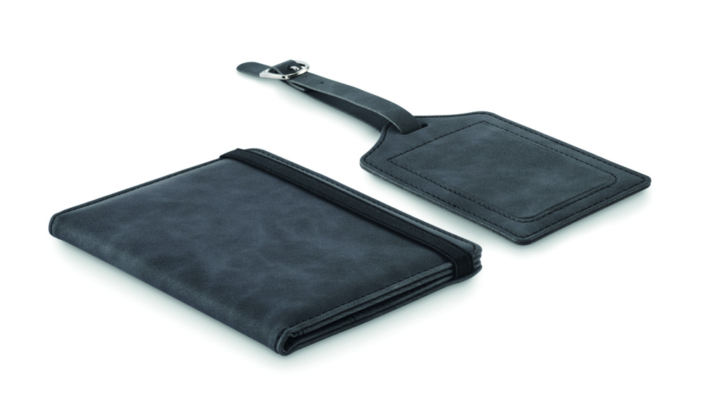 Логотрейд pекламные cувениры картинка: Passport and luggage tag set