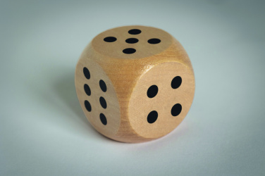 Лого трейд pекламные cувениры фото: Schima wooden dice 5cm dia