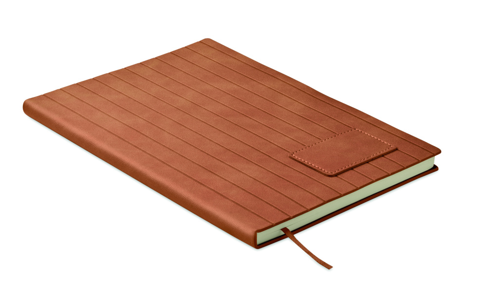 Логотрейд pекламные продукты картинка: A5 notebook in smokey PU