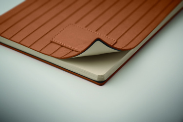 Лого трейд pекламные cувениры фото: A5 notebook in smokey PU