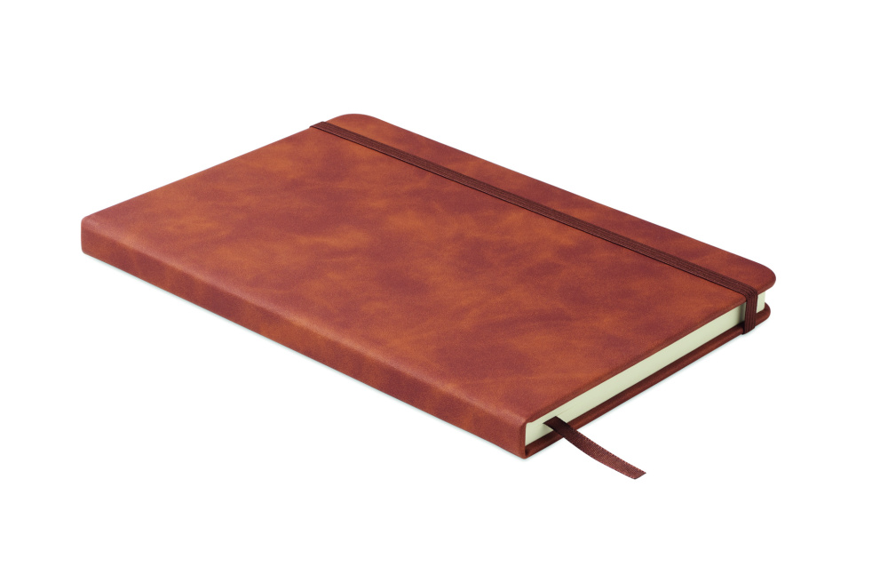 Лого трейд pекламные cувениры фото: A5 smokey PU notebook