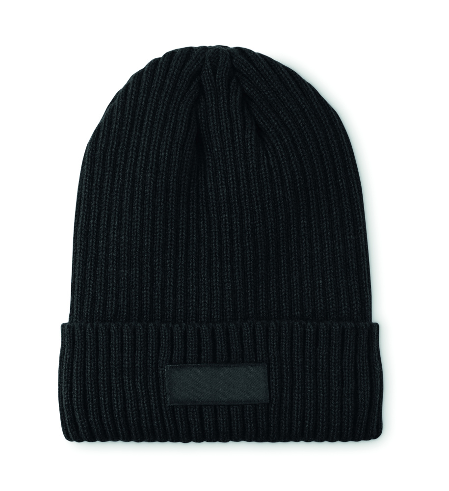 Лого трейд pекламные подарки фото: 3M knitted beanie with cuff