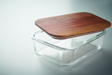 Лого трейд бизнес-подарки фото: Glass lunch box 800ml