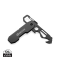 Складной EDC-инструмент Gear X с карабином и резаком для посылок, черный