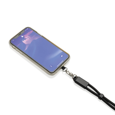 Лого трейд pекламные подарки фото: Регулируемый ремешок для телефона LoopAmp RCS RPET, кабель 60 Вт