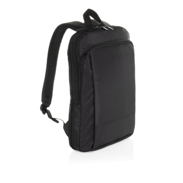 Лого трейд бизнес-подарки фото: Тонкий рюкзак Flexpack Aware™ RPET для ноутбука 15,6 дюйма с возможностью расширения