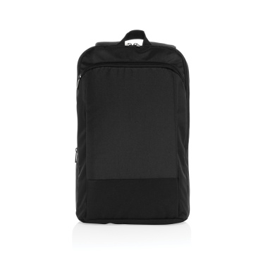 Логотрейд pекламные cувениры картинка: Тонкий рюкзак Flexpack Aware™ RPET для ноутбука 15,6 дюйма с возможностью расширения
