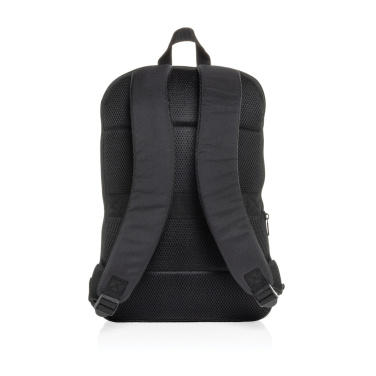 Логотрейд pекламные подарки картинка: Тонкий рюкзак Flexpack Aware™ RPET для ноутбука 15,6 дюйма с возможностью расширения