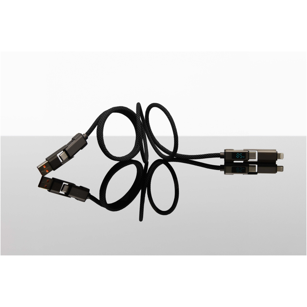 Логотрейд pекламные cувениры картинка: SCX.design C57 100W magnetic cable with display