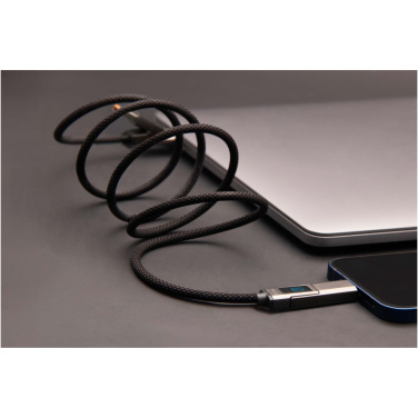 Лого трейд бизнес-подарки фото: SCX.design C57 100W magnetic cable with display