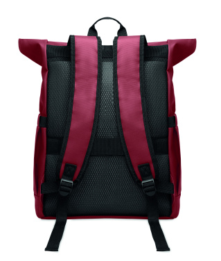 Логотрейд pекламные подарки картинка: Rolltop laptop rucksack 600D