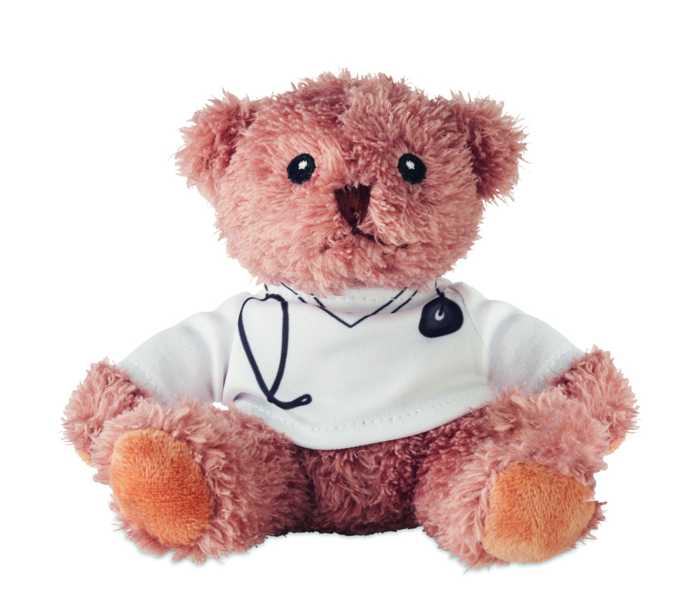 Логотрейд pекламные подарки картинка: Teddy bear plush doctor