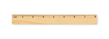 Логотрейд pекламные подарки картинка: Wooden ruler 20cm
