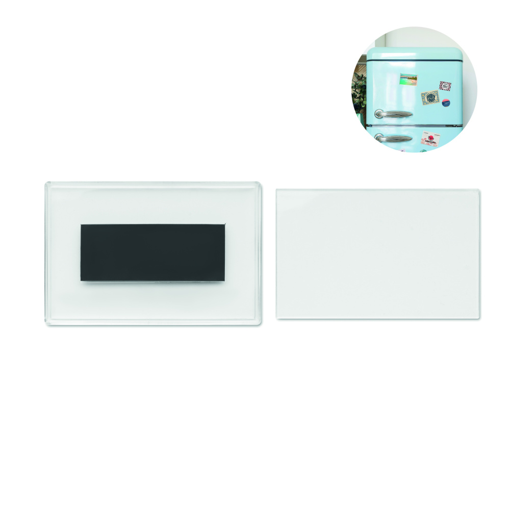 Лого трейд pекламные cувениры фото: Acrylic photo magnet rectangula