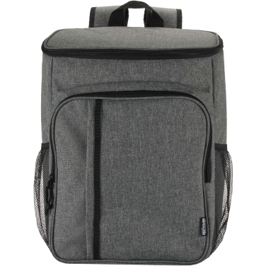 Логотрейд pекламные продукты картинка: Рюкзак-холодильник для пикника Tundra с набором столовых приборов, изготовленный из переработанных материалов согласно стандарту GRS, объемом 20 л